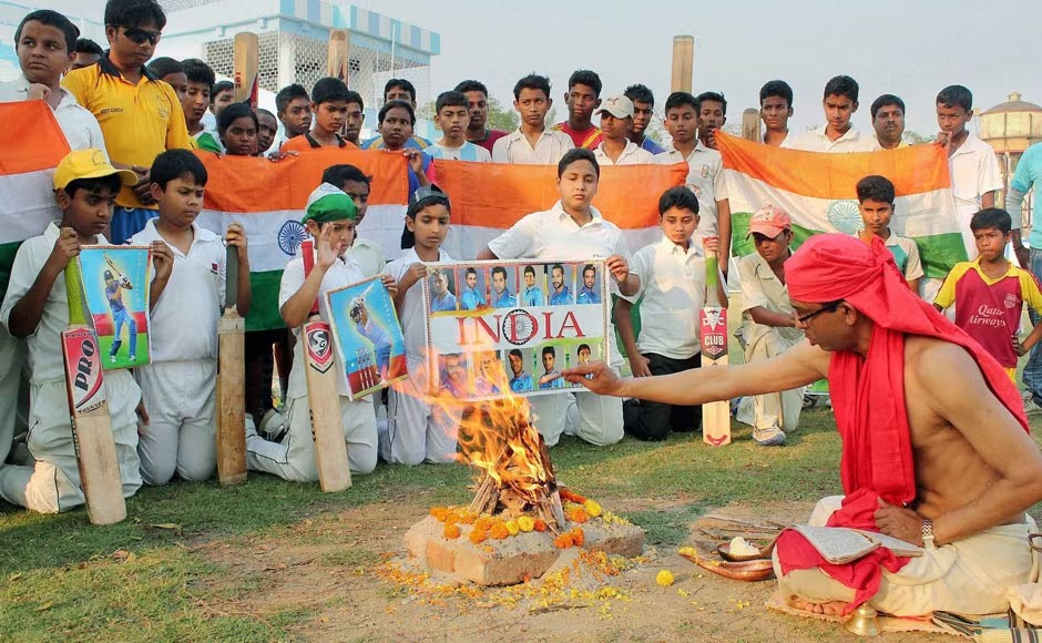 क्रिकेट विश्वकप फाइनलमाः भारतमा प्रार्थना