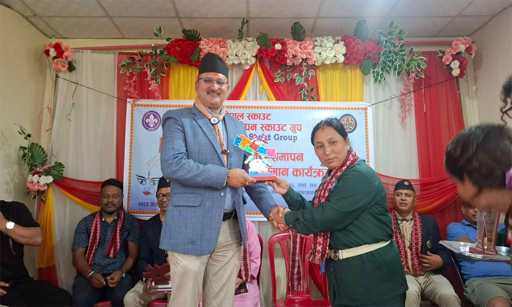पायोनियर ओपन स्काउट ग्रुपद्वारा धाँ बाजा प्रशिक्षण तथा दिक्षान्त समारोह सम्पन्न