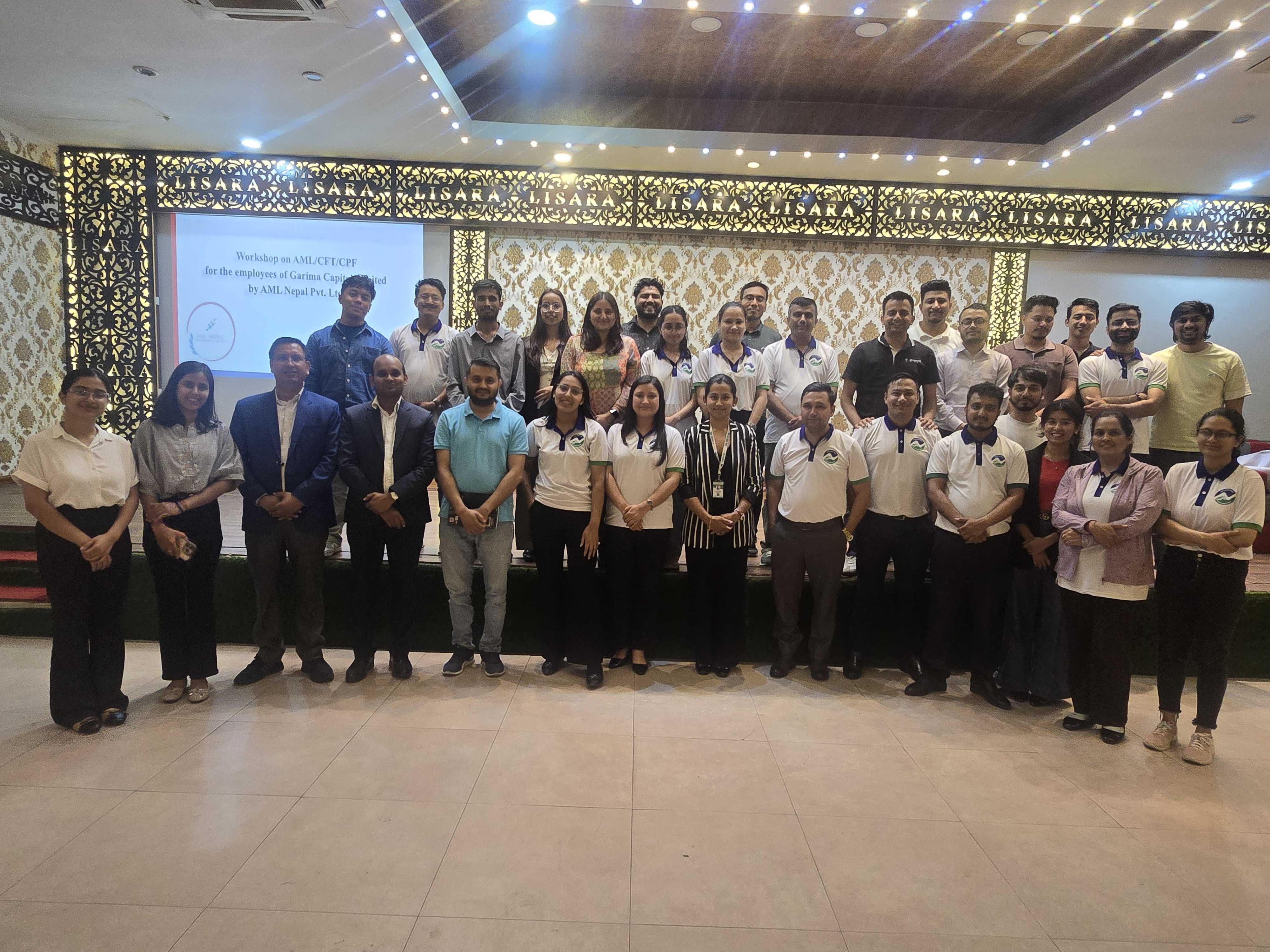 एएमएल नेपालद्वारा गरिमा क्यापिटलका कर्मचारीका लागि सम्पत्ति शुद्धीकरण निवारण सम्बन्धी एकदिने तालिम सम्पन्न