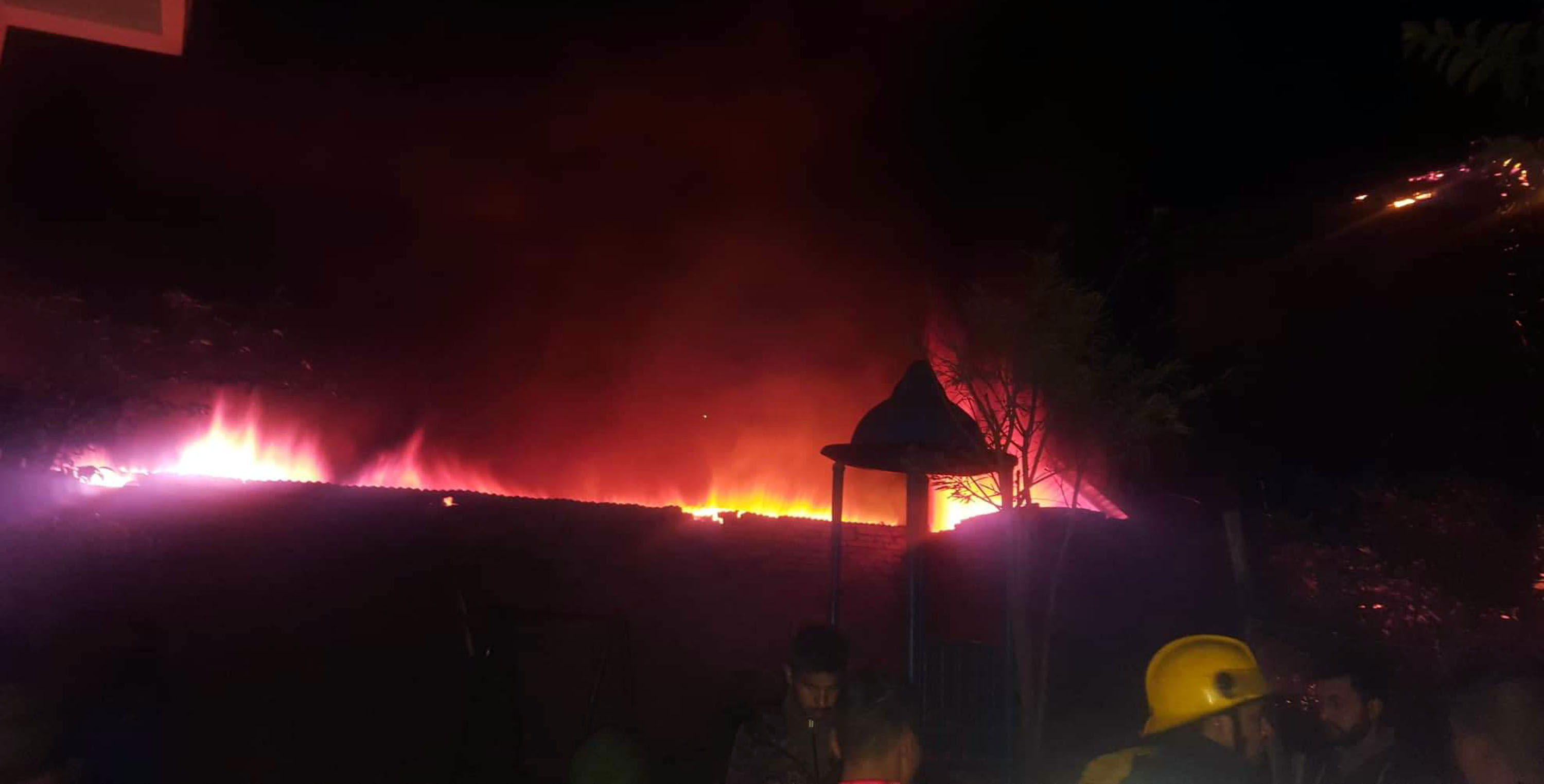 कौशल्टारमा भीषण आगलागी हुँदा छ करोडको क्षति
