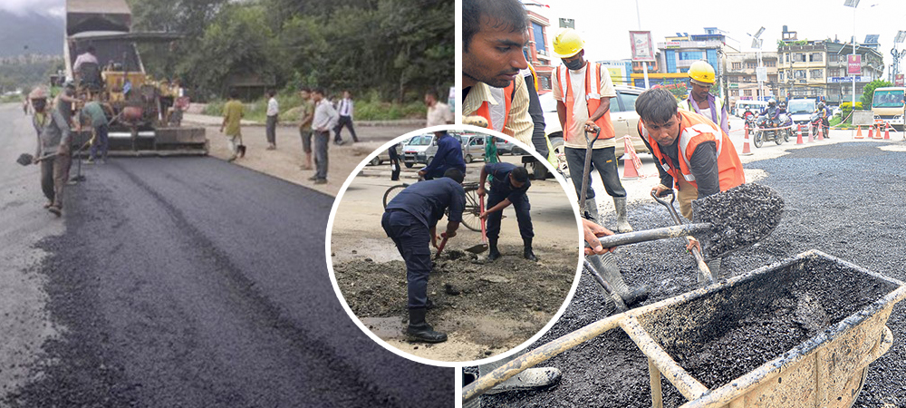 बाहाना बिम्स्टेक : मुख्य सडकका खाल्डा पुरिए, अन्यत्रको उस्तै