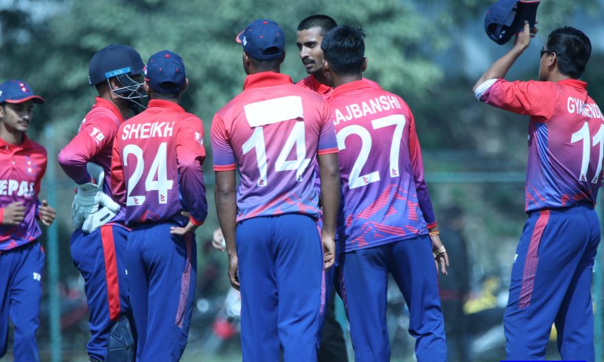एमसीसी सँग नेपाल ५ विकेटले विजयी