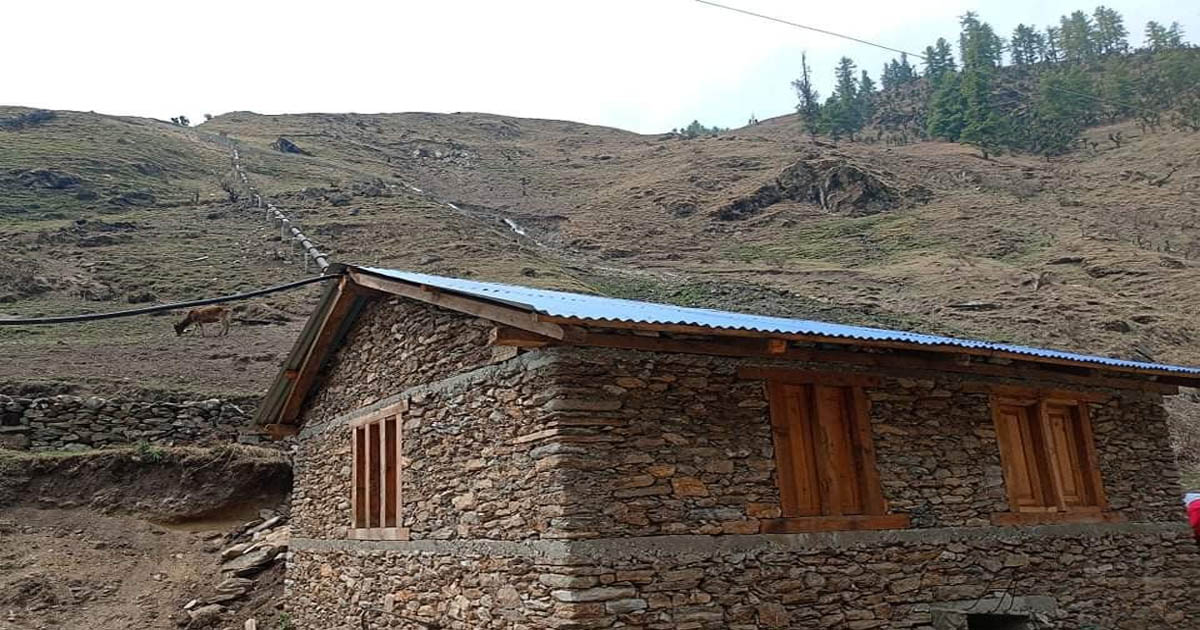 ९५ प्रतिशत बन्याे ४२ किलोवाट अदलिखोला लघु जलविद्युत आयाेजना