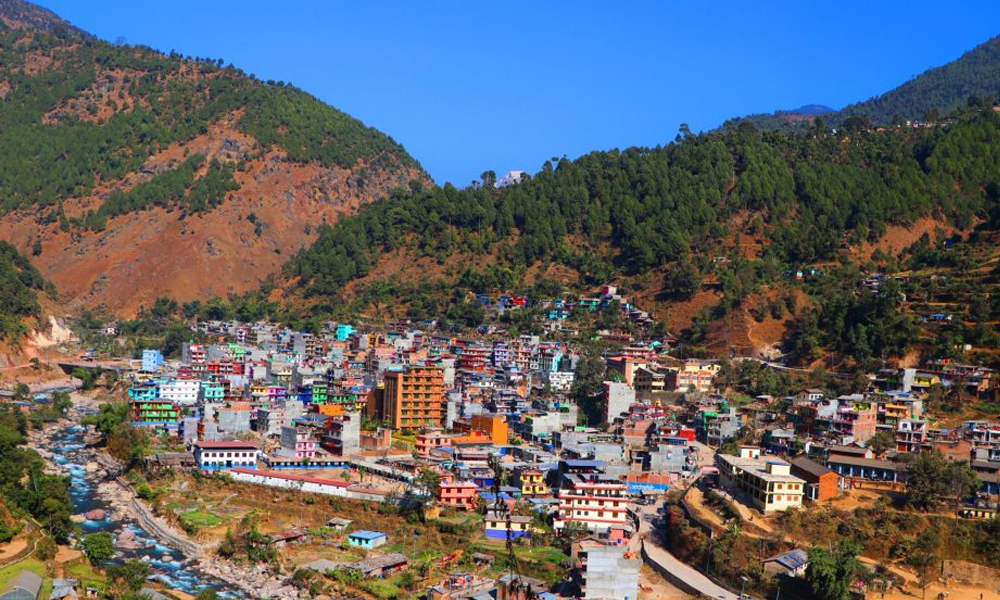 बुर्तिबाङलाई नयाँ सहर बनाउने कार्य सुस्त गतिमा