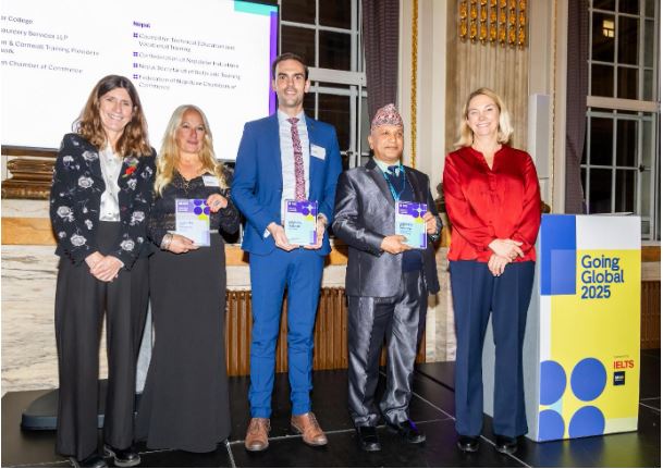 बेलायत–नेपाल साझेदारीलाई ब्रिटिस काउन्सिल गोइब ग्लोवल पार्टनरसीप अवार्ड