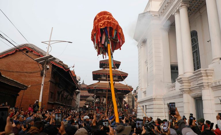 बसन्तपुरबाट औपचारिक रुपमा सुरु भयो होली उत्सव