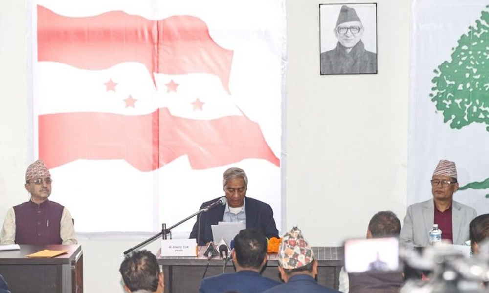 शेरबहादुर देउवाले त्यागे कांग्रेसको सक्रिय नेतृत्व, पूर्णबहादुरलाई कार्यवाहकको जिम्मेवारी