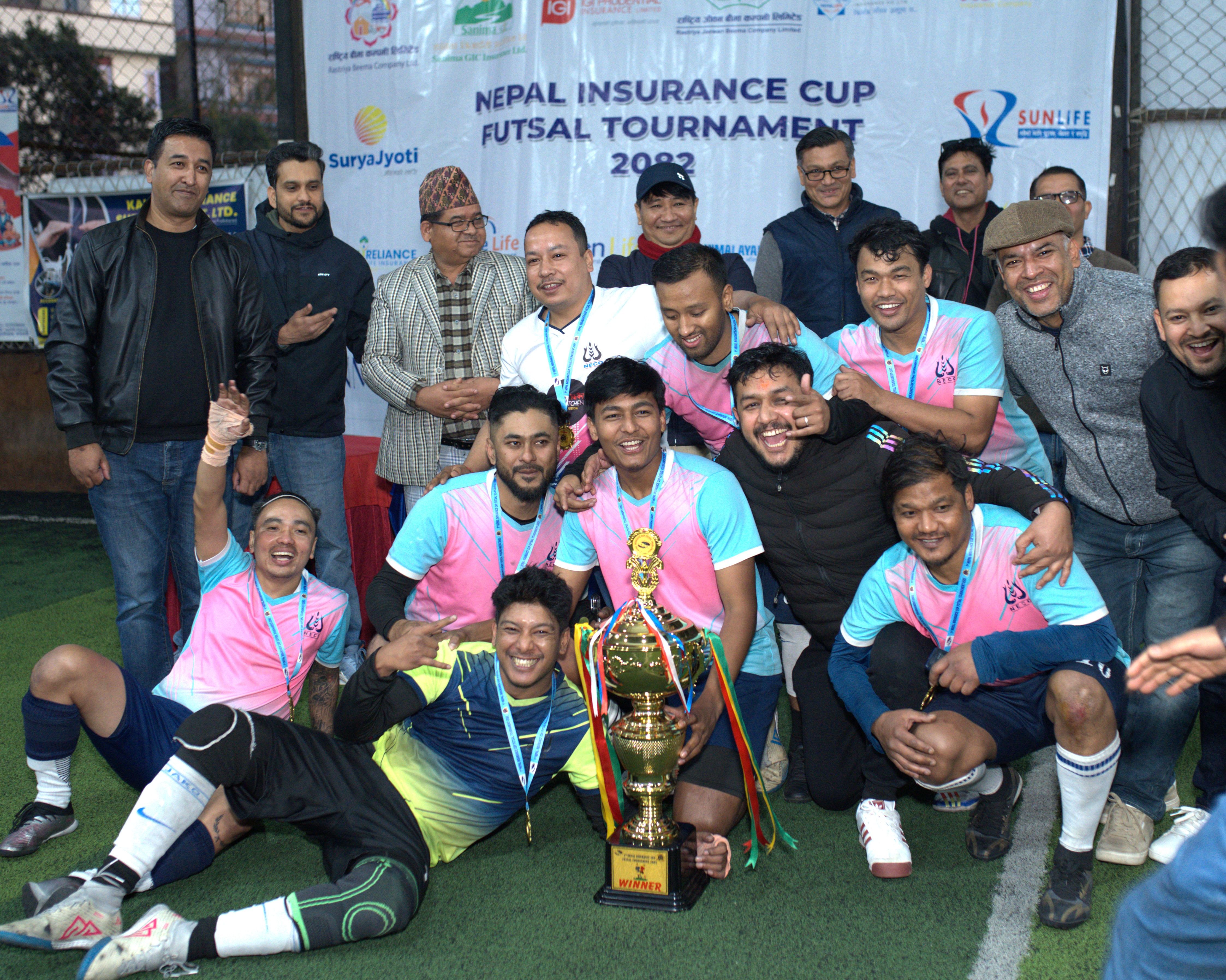 नेपाल इन्स्योरेन्स कम्पनीद्धारा आयोजित फुटसल प्रतियोगिता सम्पन्न