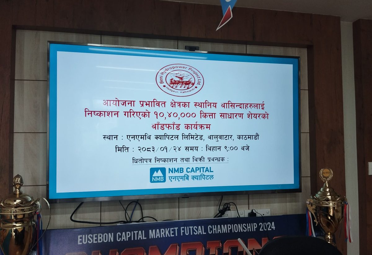 बेनी हाइड्रोपावरको आईपीओ बाँडफाँड
