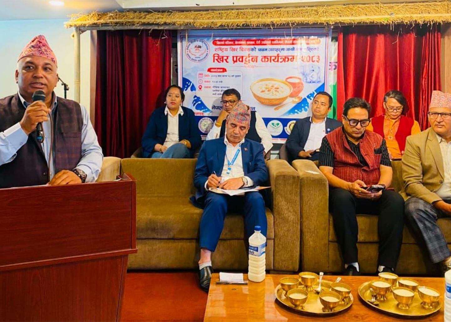 नेपाल डेरी एसोसिएसनको खिर प्रवर्द्धन कार्यक्रममा दुग्ध किसान नै प्रमुख अतिथि बन