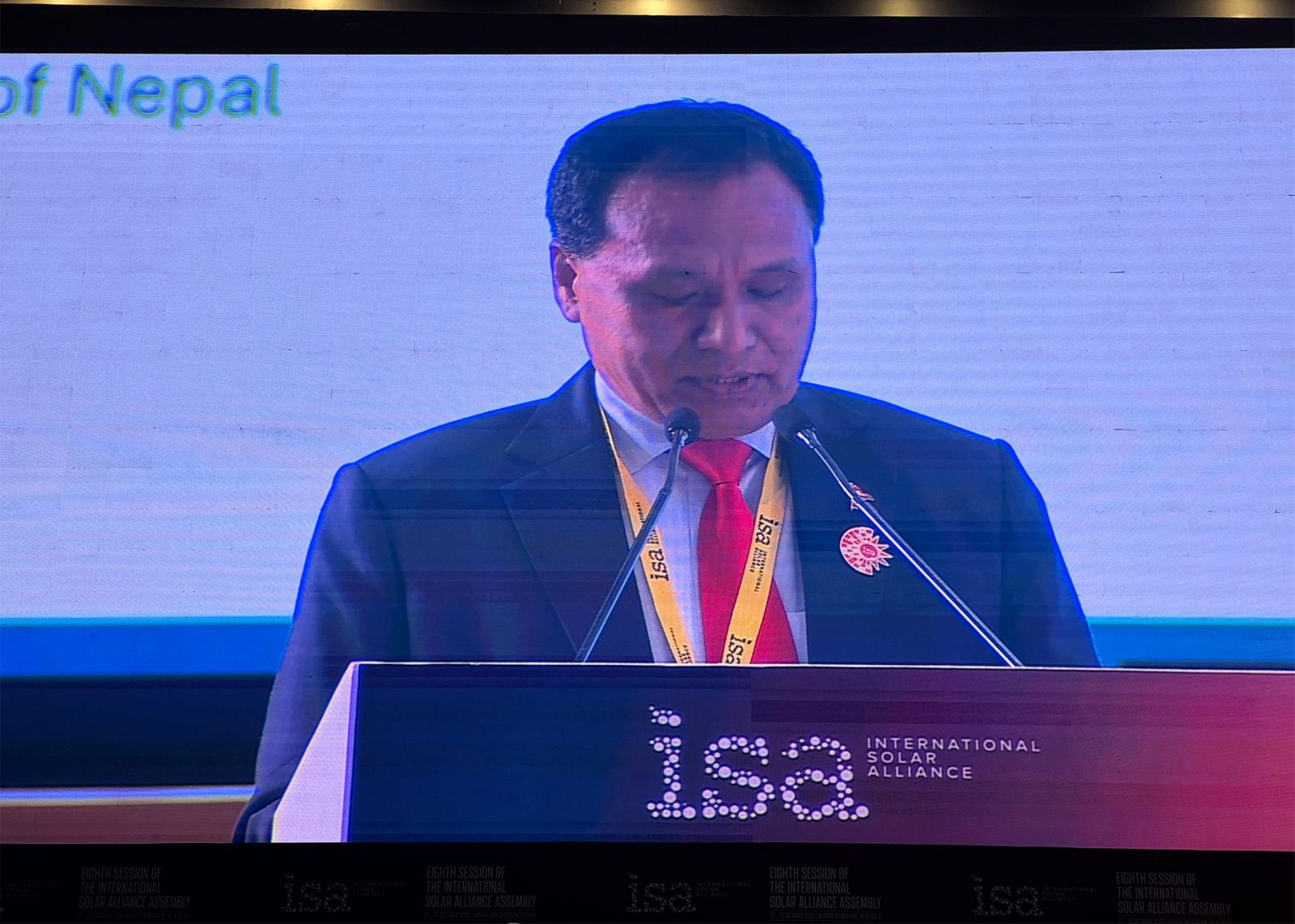 नेपालको नविकरणीय ऊर्जामा लगानी गर्न मन्त्री कुलमान घिसिङद्वारा अन्तर्राष्ट्रिय समुदायलाई आह्वान