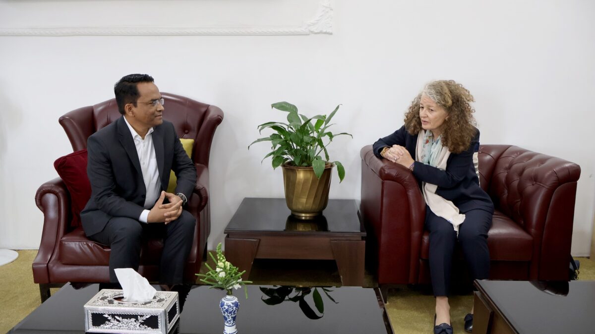 संयुक्त राष्ट्रसंघ आवासीय संयोजक याहिया र राष्ट्र बैंकका गभर्नर पौडेलबीच भेटवार्ता