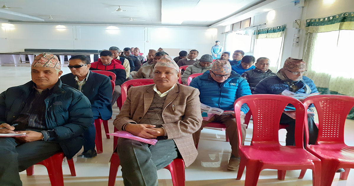 लुम्बिनी जनरलको लघुबीमा सम्बन्धी प्रशिक्षण कार्यक्रम सम्पन्न