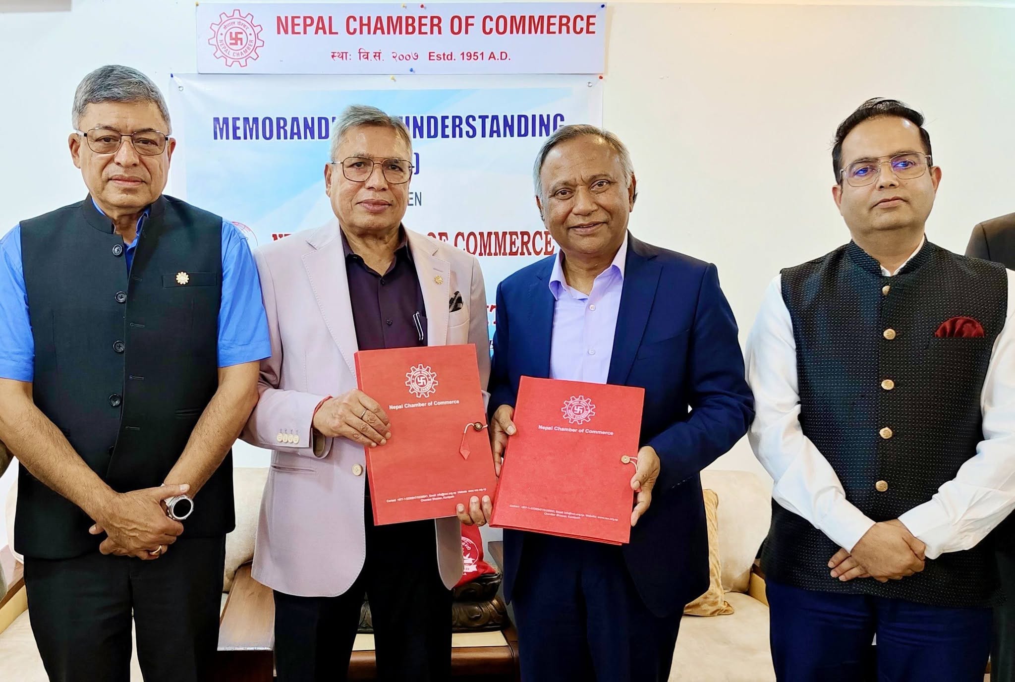 नेपाल चेम्बर अफ कमर्स र नेपाल मेडिसिटी अस्पतालबीच स्वास्थ्य सेवा सहकार्य सम्बन्धी सम्झौता