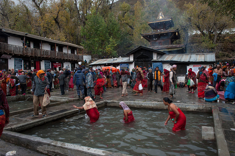 सोह्र श्राद्धका लागि मुक्तिनाथमा  चहलपहल