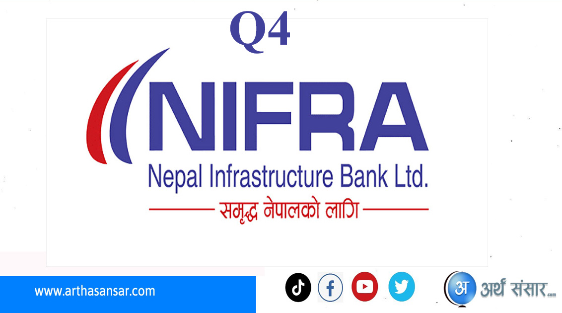 नेपाल इन्फ्रास्ट्रक्चर बैंकको प्रतिसेयर आम्दानी घट्यो, अन्य वित्तिय अवस्था कस्तो छ ?