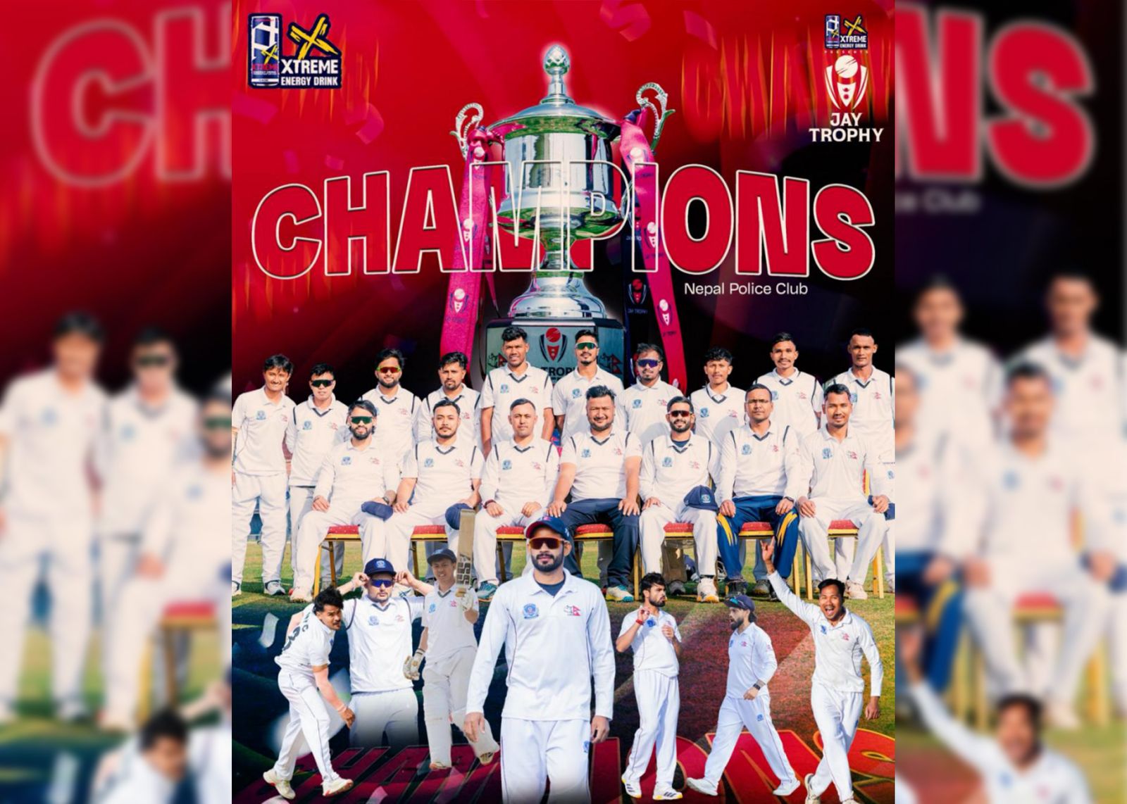 जय ट्रफीको उपाधि पुलिसलाई, त्रिभुवन आर्मी माथि ४ विकेटको जित