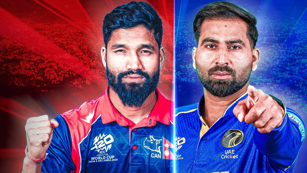 यूएईविरुद्ध टस जितेर पहिले ब्याटिङ गर्दै नेपाल