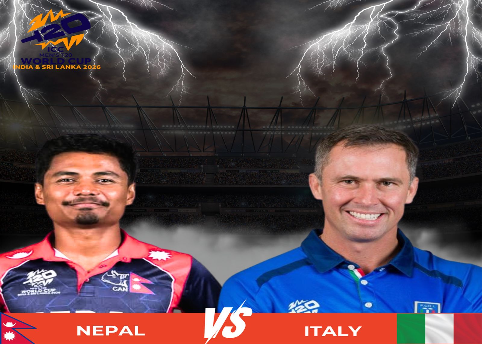 इटालीसँगको भिडन्त  - इंग्ल्याण्डसँगको हार बिर्साउँदै अघि बढ्ने लक्ष्यमा नेपाल