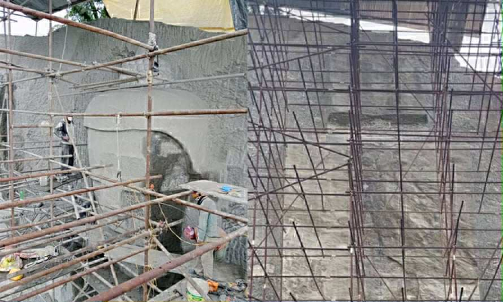 पाँचपोखरी थाङ्पालमा ८४ फिटको बुद्ध प्रतिमा अर्को वर्षसम्ममा निर्माण सम्पन्न हुने