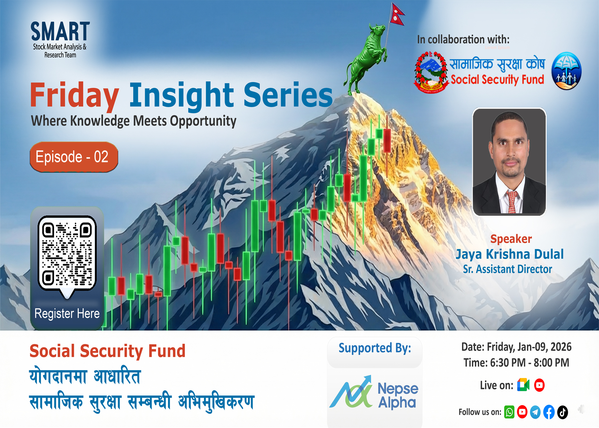 नयाँ वर्ष २०२६ को अवसरमा ‘SMART Friday Insight Series’ अन्तर्गत Episode–02 आयोजना हुने