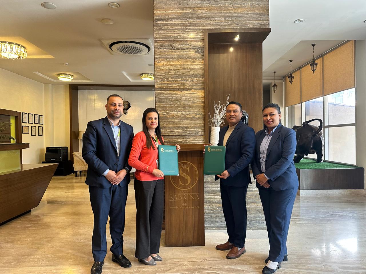 कामना सेवा विकास बैक र होटल सब्रिना बीच छुट सम्झौता