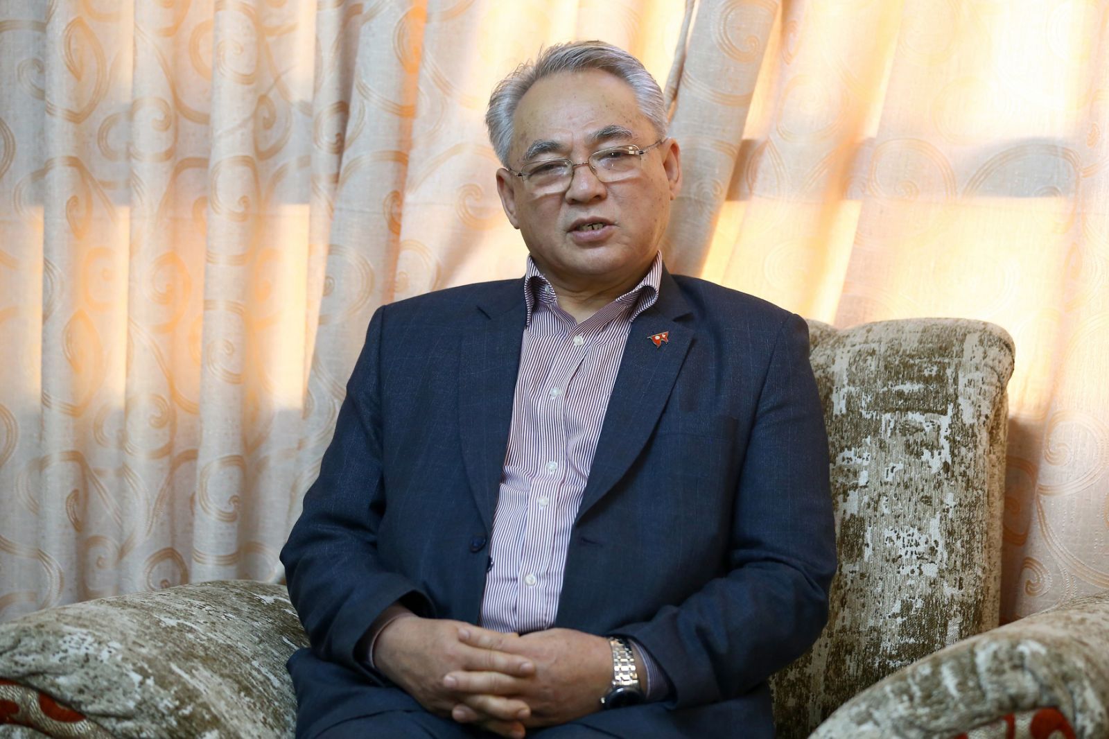 सरकार निर्वाचन सार्ने षड्यन्त्रमा छ - एमाले उपाध्यक्ष बादलक