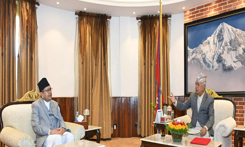 राष्ट्रपति र सभामुखबीच भेटवार्ता, के भयो छलफल ?