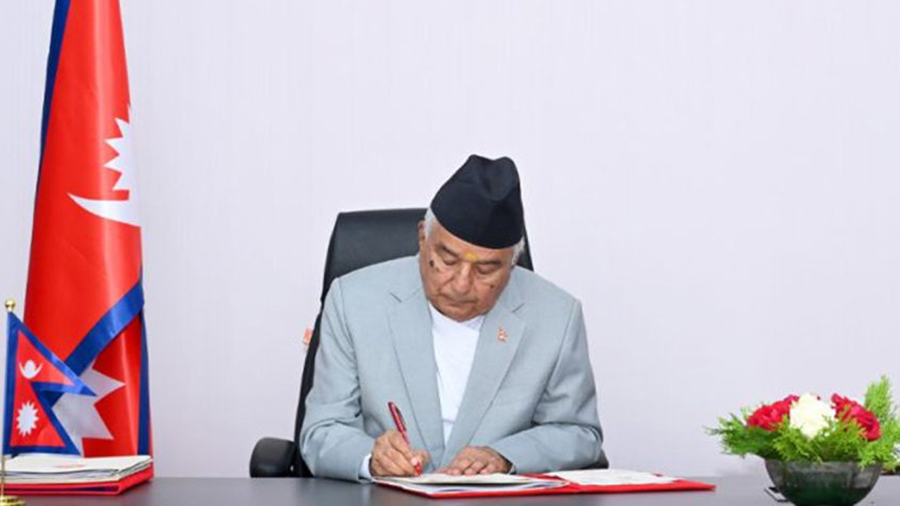 राष्ट्रपतिबाट चार वटै अध्यादेश प्रतिस्थापन विधेयक प्रमाणीकरण