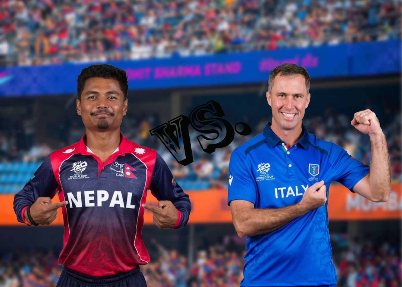टी– २० विश्वकप : दोस्रो खेलमा इटालीसँग खेल्दै नेपाल