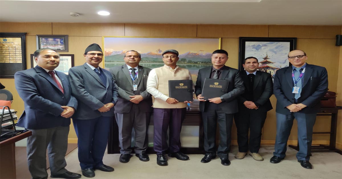 नेपाल एसबिआई बैंक र प्रोग्रेसिभ फाइनान्सबीच सम्झौता
