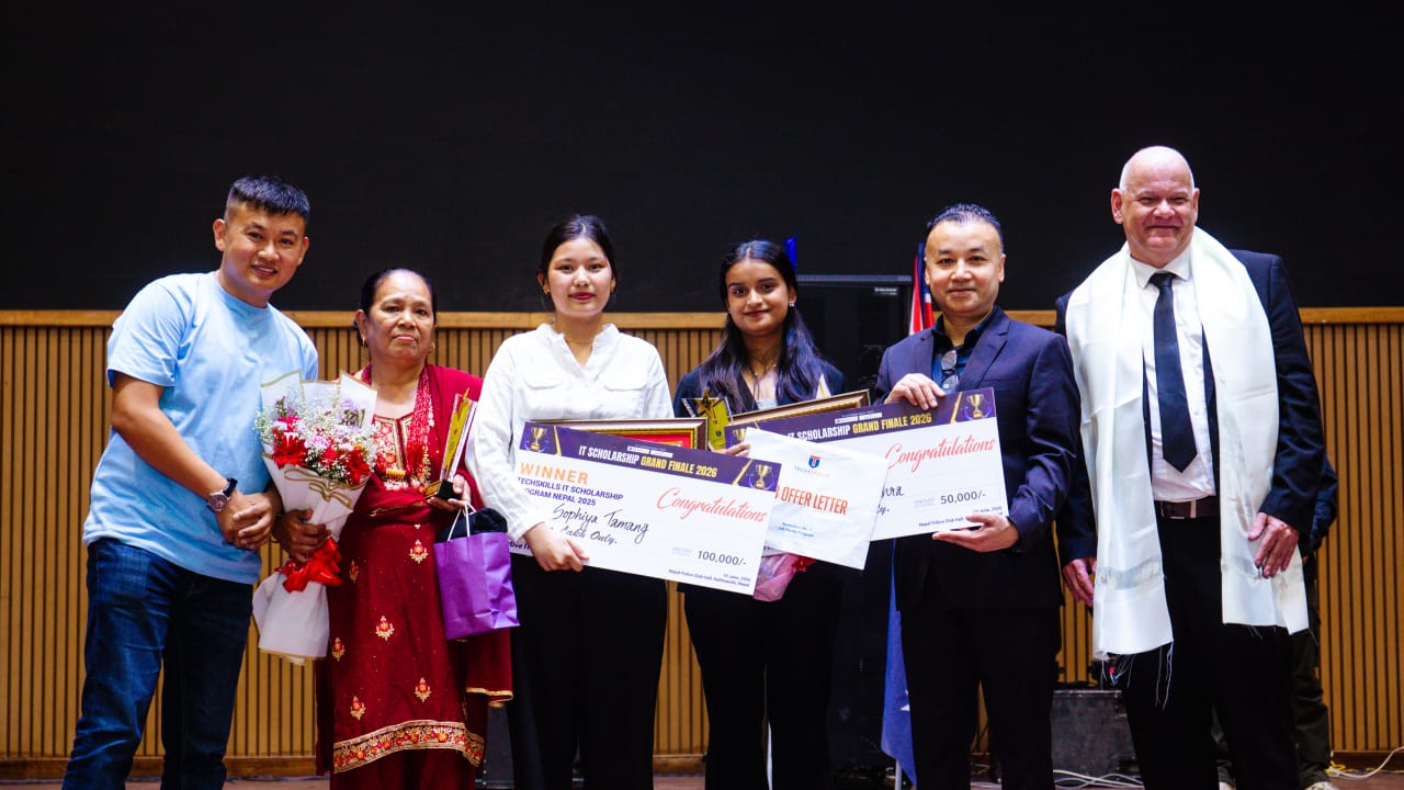 सोफिया तामाङ बनिन् टेकस्किल्स आईटी स्कलरसिप ग्राण्ड फिनाले २०२६ की विजेता
