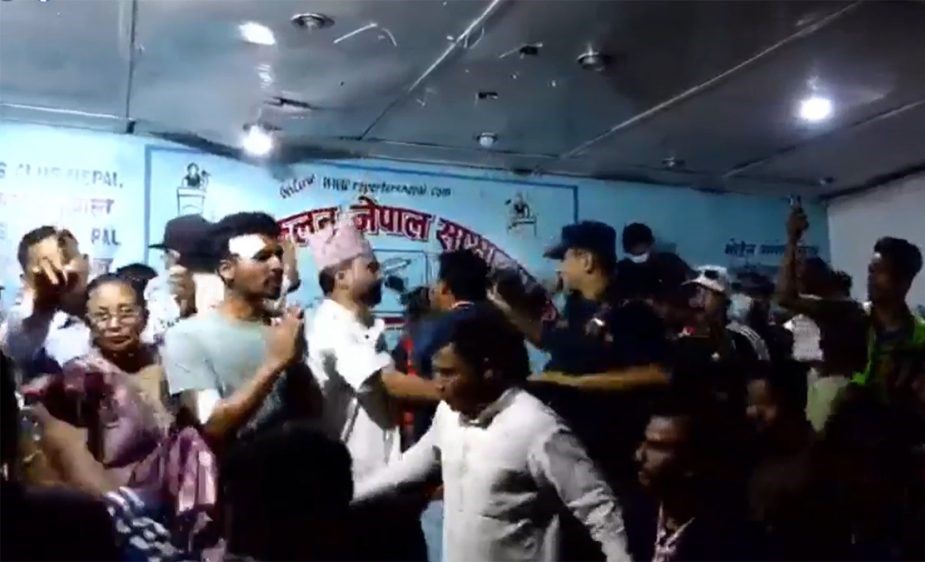 जेनजी अभियन्ता सुधन गुरुङको पत्रकार सम्मेलनमा हंगामा