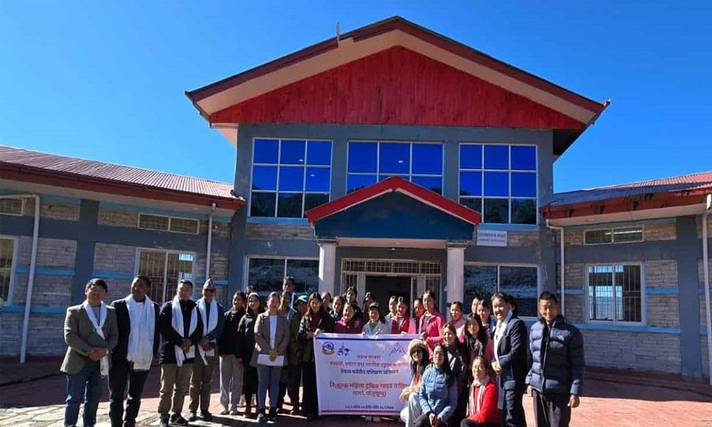 सोलुखुम्बुमा निःशुल्क महिला ट्रेकिङ गाइड प्रशिक्षण सुरु