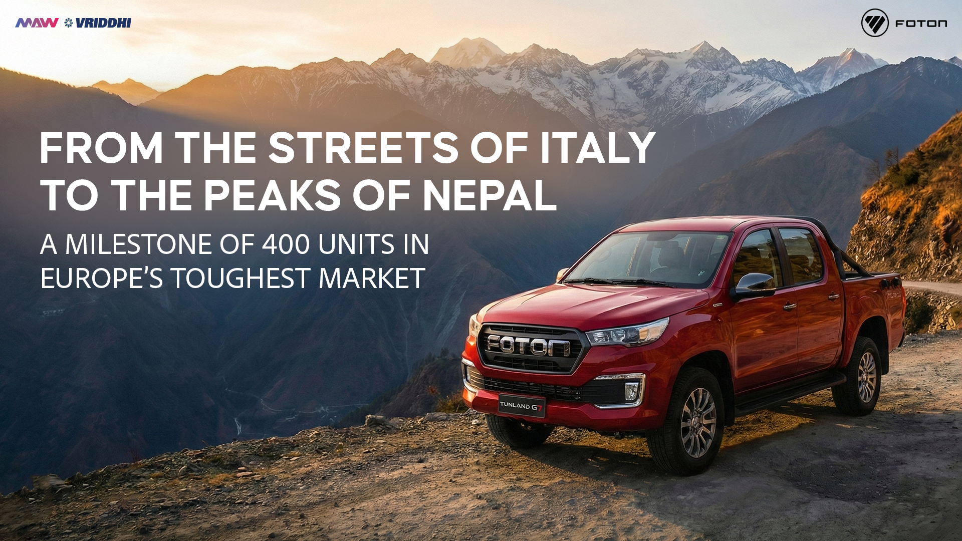 ४०० युनिट सहित युरोपमा फोटोन टुनल्यान्ड जी ७ को ऐतिहासिक माइलस्टोन