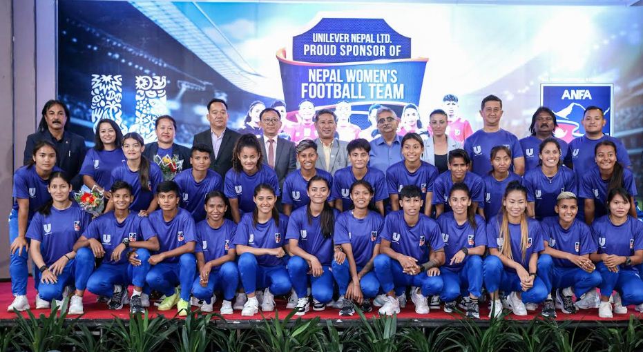 युनिलिभर नेपालले नेपाल महिला फुटबल टिमको समर्थन गर्ने, एन्फासँग साझेदारी