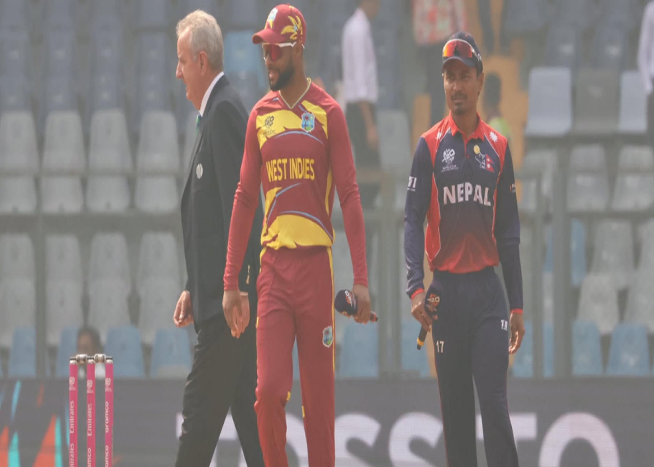 टी–२० विश्वकप : वेस्ट इन्डिजविरुद्ध टस हारेर ब्याटिङ गर्दै नेपाल