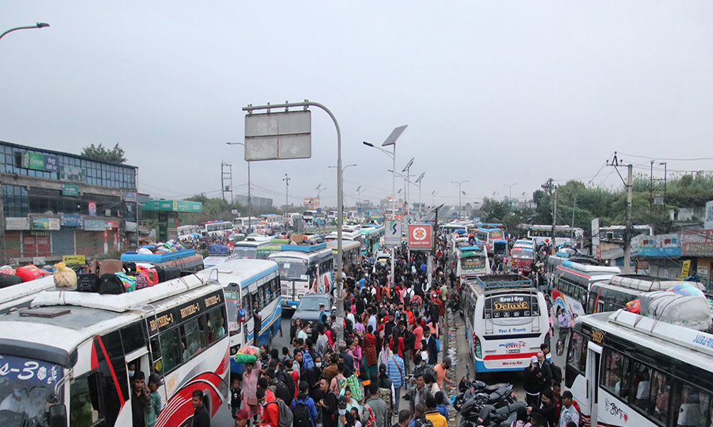 दसैँमा छ लाख बढीले छोडे काठमाडौं उपत्यका