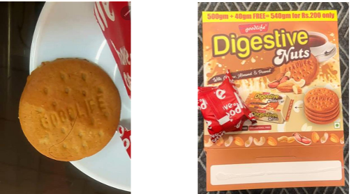 बिस्कुटमा रौं भेटिएपछि एसियन बिस्कुटलाई दुई लाख जरिवाना