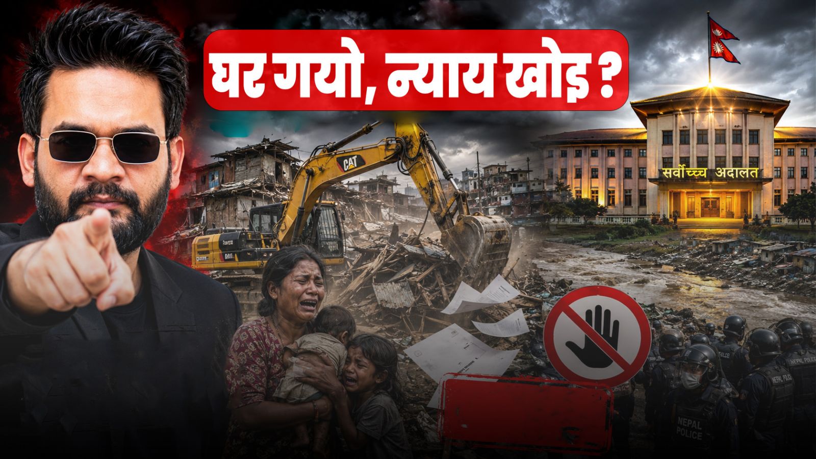 सुकुम्बासीको आँसुमा बालेनको डोजर: के साँच्चै काठमाडौँ स्मार्ट बन्दैछ त ?