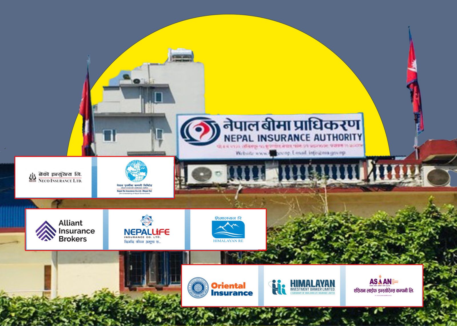 बिमा प्राधिकरणको कारबाहीमा ८ बिमा कम्पनी,कुन कम्पनीले के गल्ती गरे ?