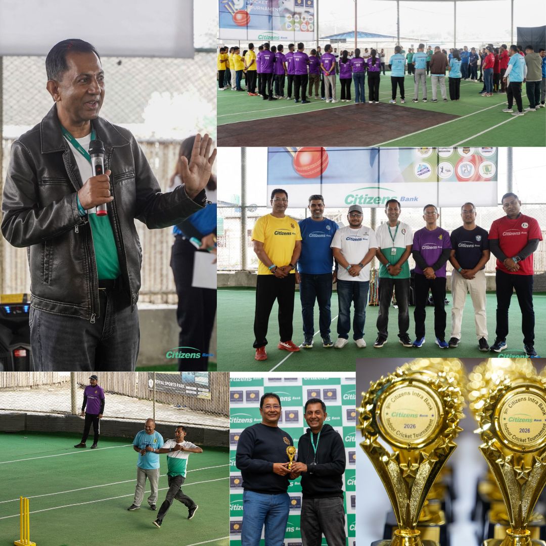 सिटिजन्स बैंकको नवौं सिटिजन्स इन्ट्रा बैंक इन्डोर क्रिकेट प्रतियोगिता सम्पन्न