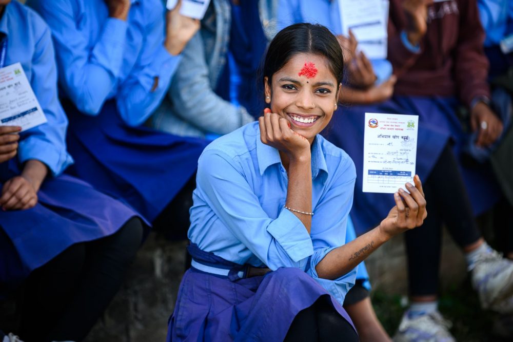 १२ दिनमा १३ लाख किशोरीलाई लगाइयो एचपीभी खोप