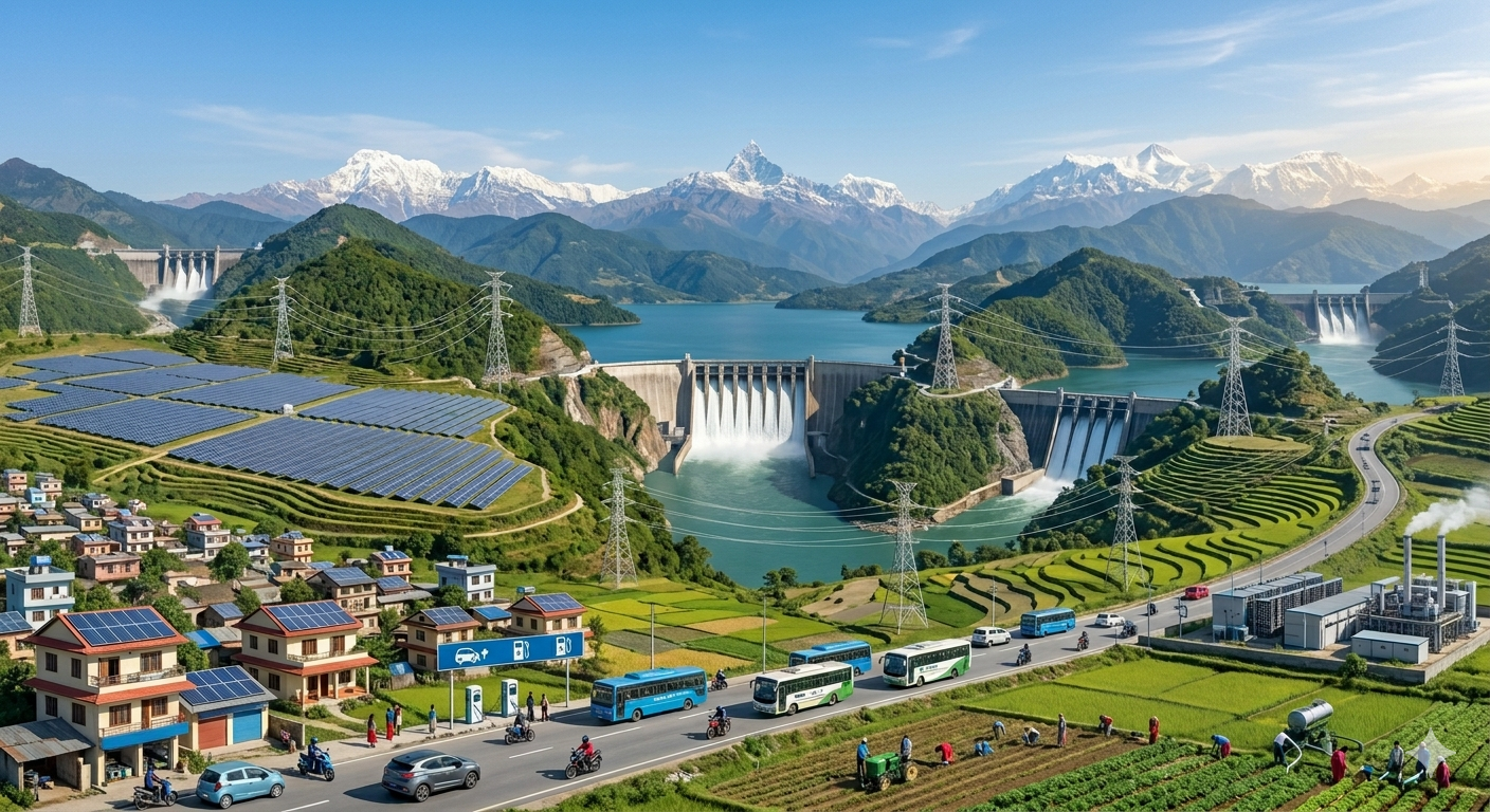 २०९२/९३ सम्म २४,५०० मेगावाट उत्पादन लक्ष्य: ऊर्जा खपत र निर्यात बढाउने दीर्घ रणनीति सार्वजनिक