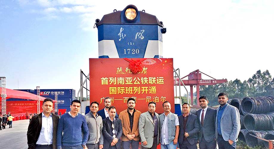 कार्गाे रेल अब चीनबाट काठमाडौं