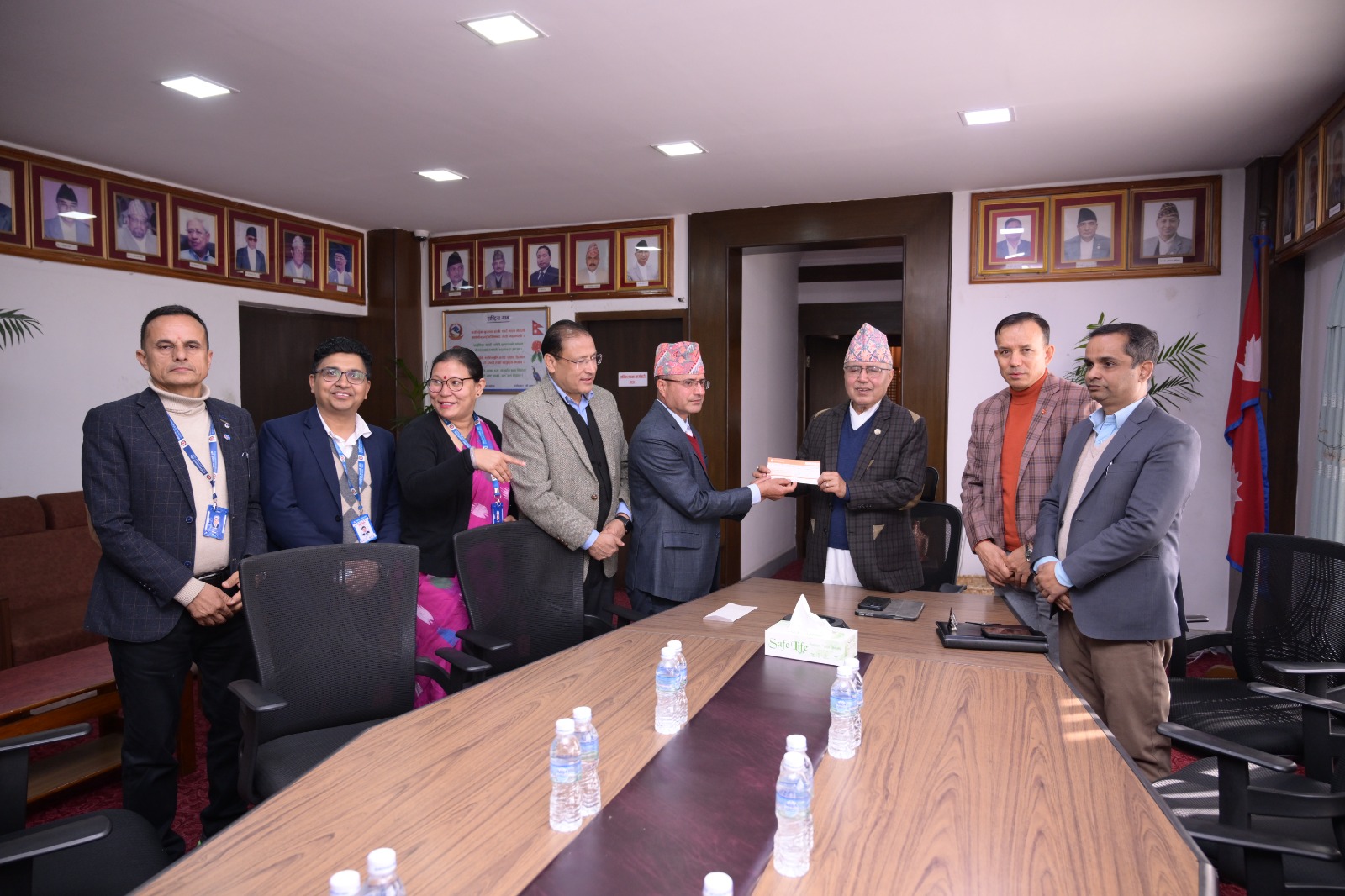 नागरिक लगानी कोषबाट भौतिक पूर्वाधार पुनर्निर्माण कोषमा ५१ लाख योगदान