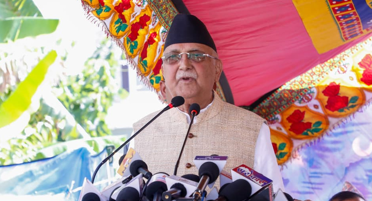 अहिलेको सरकार नेपालीले छानेको सरकार होइन - केपी ओली