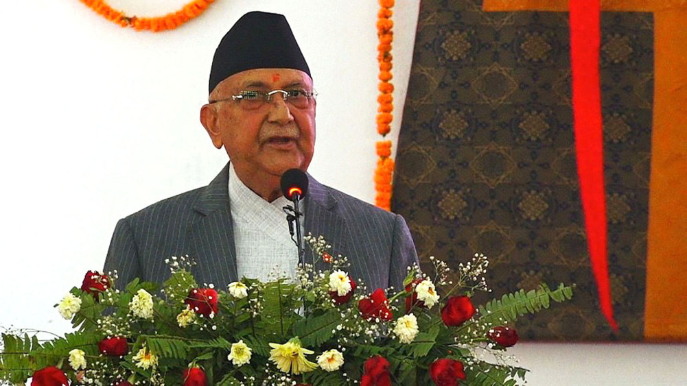 भारत र पाकिस्तानबीचको युद्ध हामीले संयमित हुन आग्रह गरेपछि रोकियो - प्रधानमन्त्री ओली
