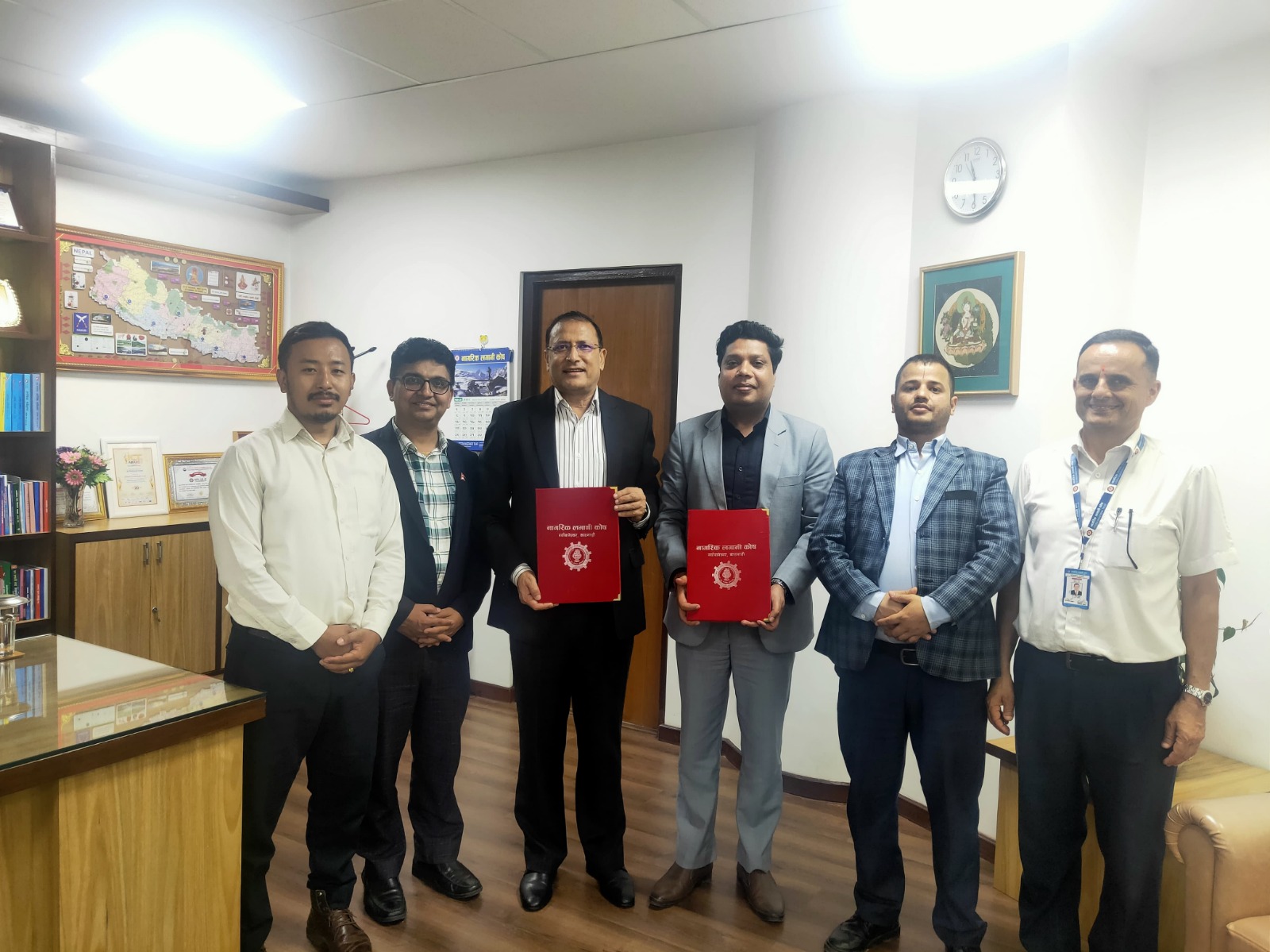 नेशनल लघुवित्त आवद्ध भयो नागरिक लगानी कोषको उपदान तथा पेन्सन योजनामा