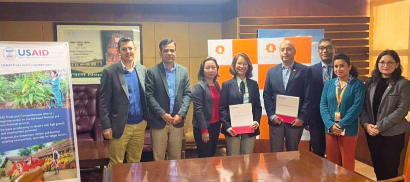 Laxmi Bank signs “Letter of Cooperation” with USAID Trade and Competitiveness